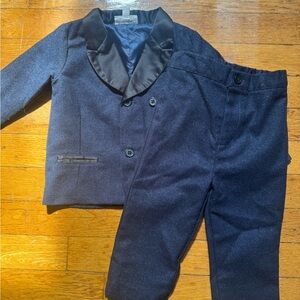 NW/Otags-Kids Navy Blue Formal Jacket, shirt and pant Set